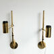 Pair orientable sconces V-393 Hans-Agne Jakobsson for AB Markaryd Sweden, brass