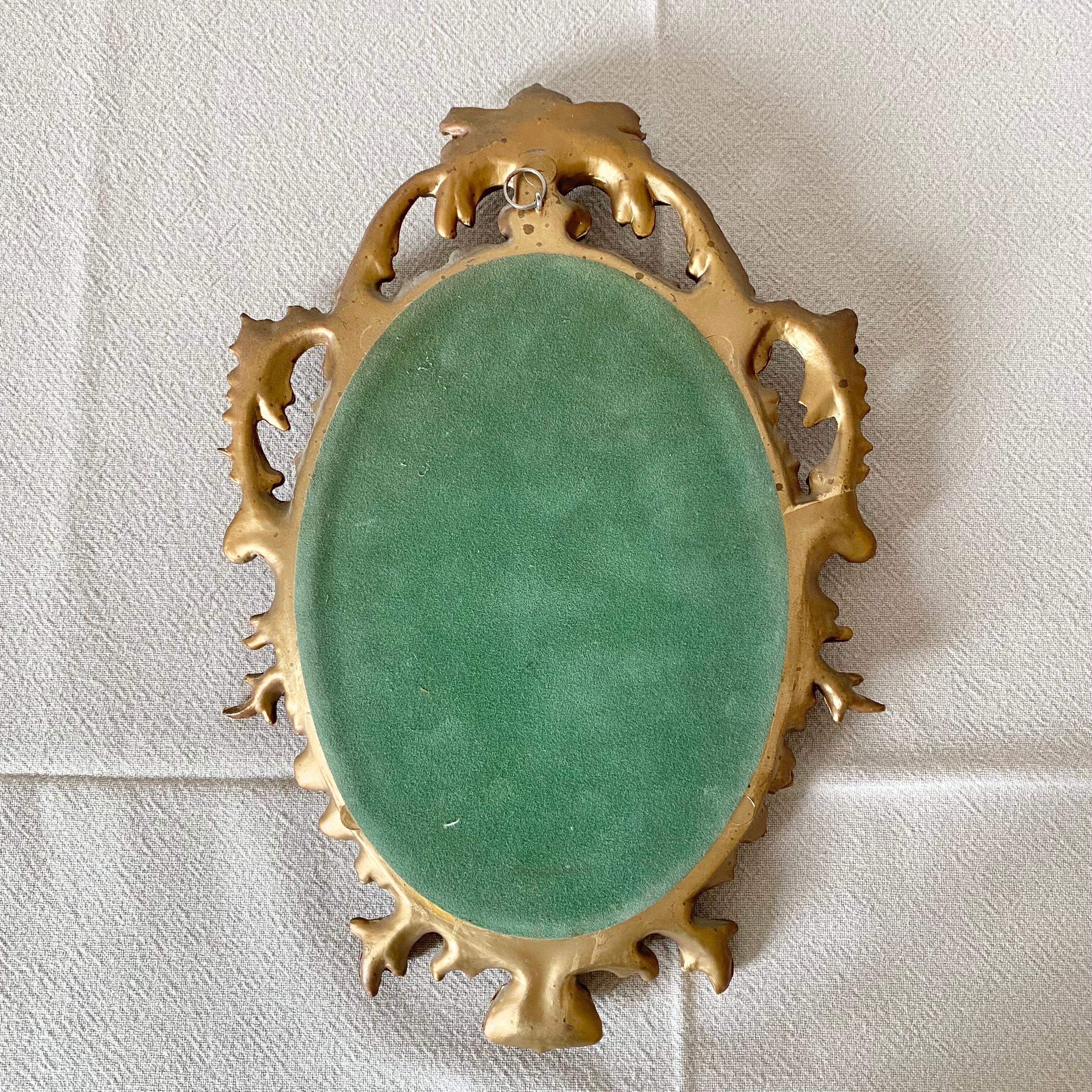 Vintage golden mirror