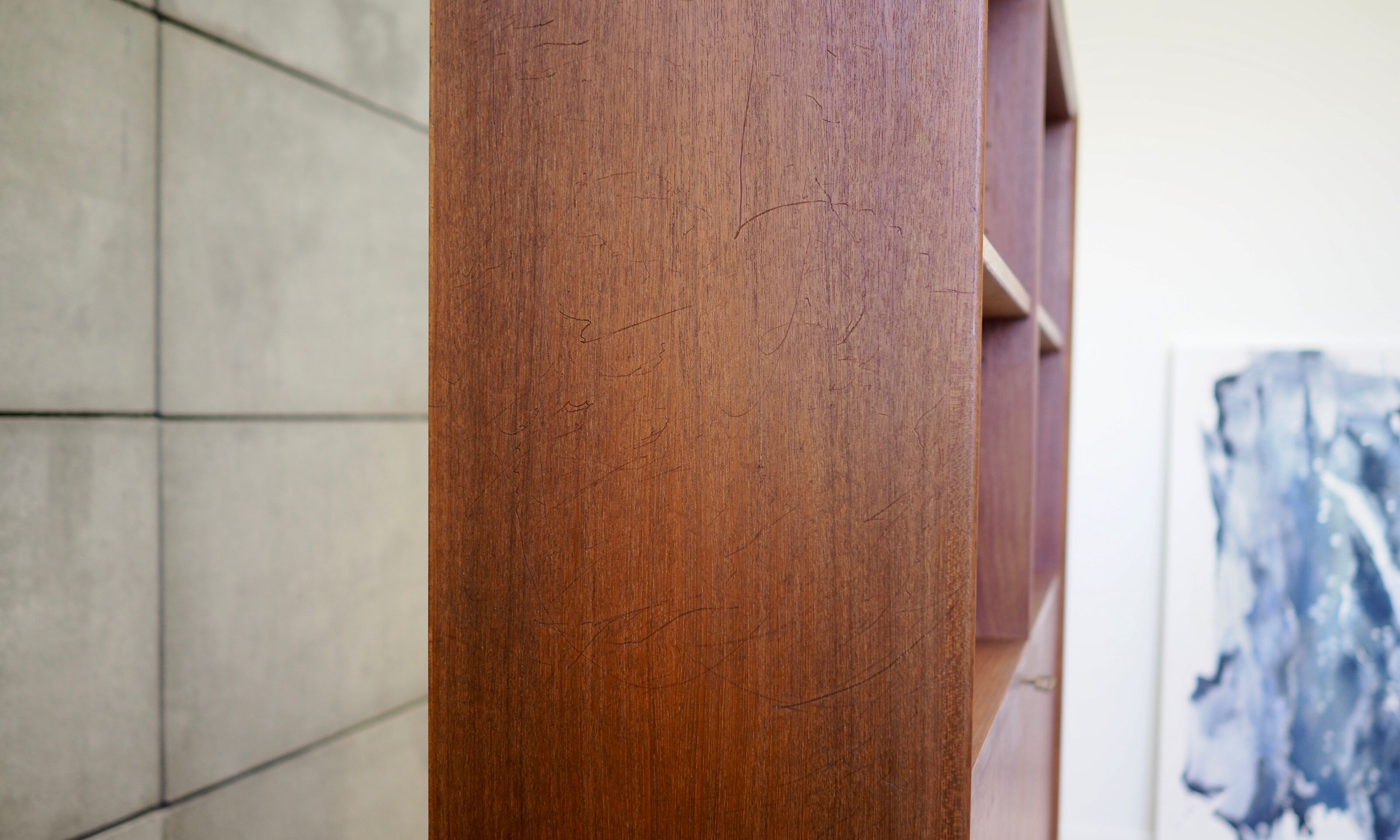 Bookcase with a bar from the 60/70