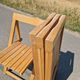 Set of 4 folding chairs by Aldo Jacober