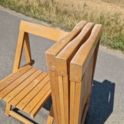 4 chaises pliantes par Aldo Jacober