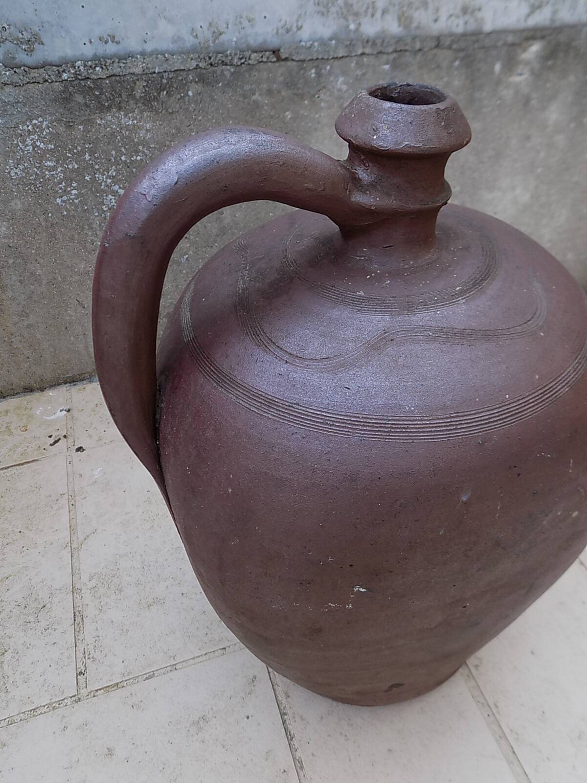Jar, stoneware jug