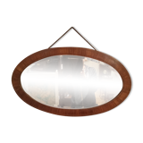 Art Deco oval mirror 75x44cm