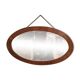Art Deco oval mirror 75x44cm
