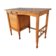 Oak curtain desk from the 1950s