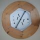 Plafonnier applique en bois et opaline