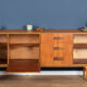 Enfilade danoise teck mid century 1960s