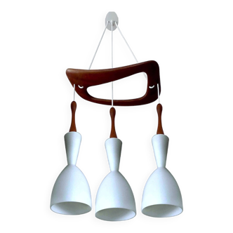 Vintage Rispal pendant lamp 1950s
