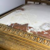 Wooden and pink marble server