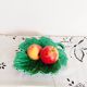 Sarreguemines barbotine, butter dish, pocket emptier, vine leaf