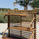 Vintage Rattan and Bamboo Wall Shelf – 1960s/70s