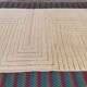 Handwoven natural wool rug size 200/300 cm