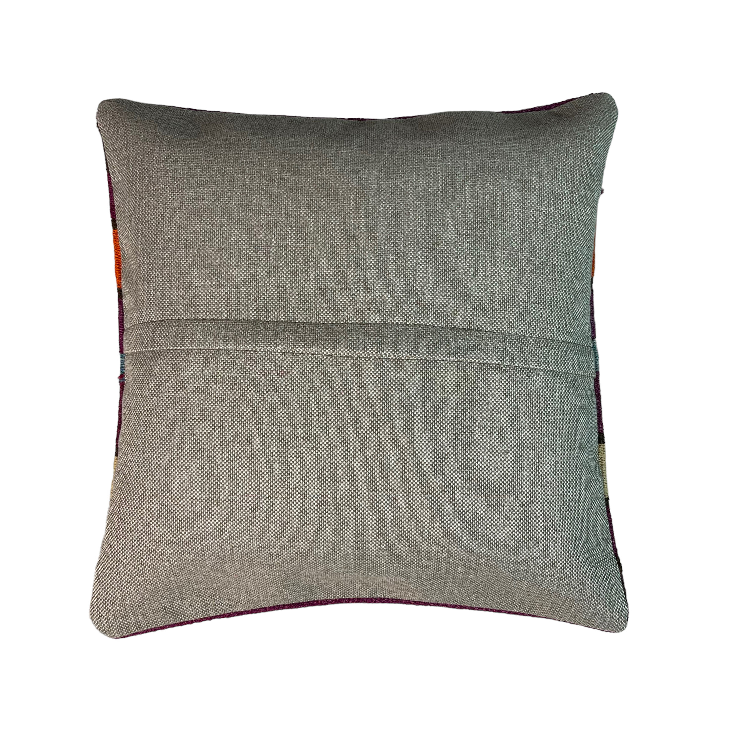 Vintage turkish kilim cushion cover , 40 x 40 cm