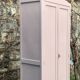 Parisian Art Deco wardrobe in pink, 1930.
