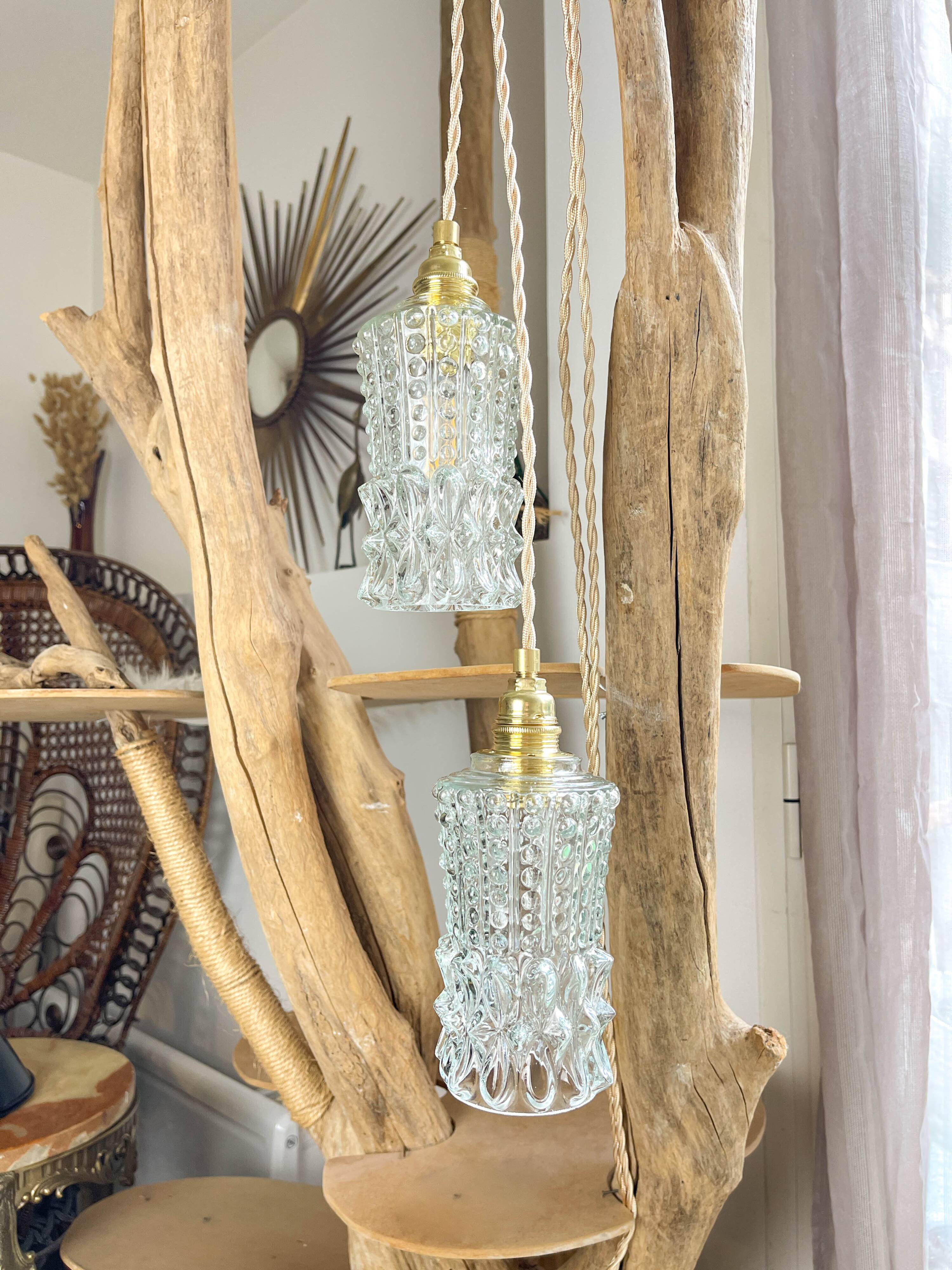 Customizable vintage glass tulip strollers