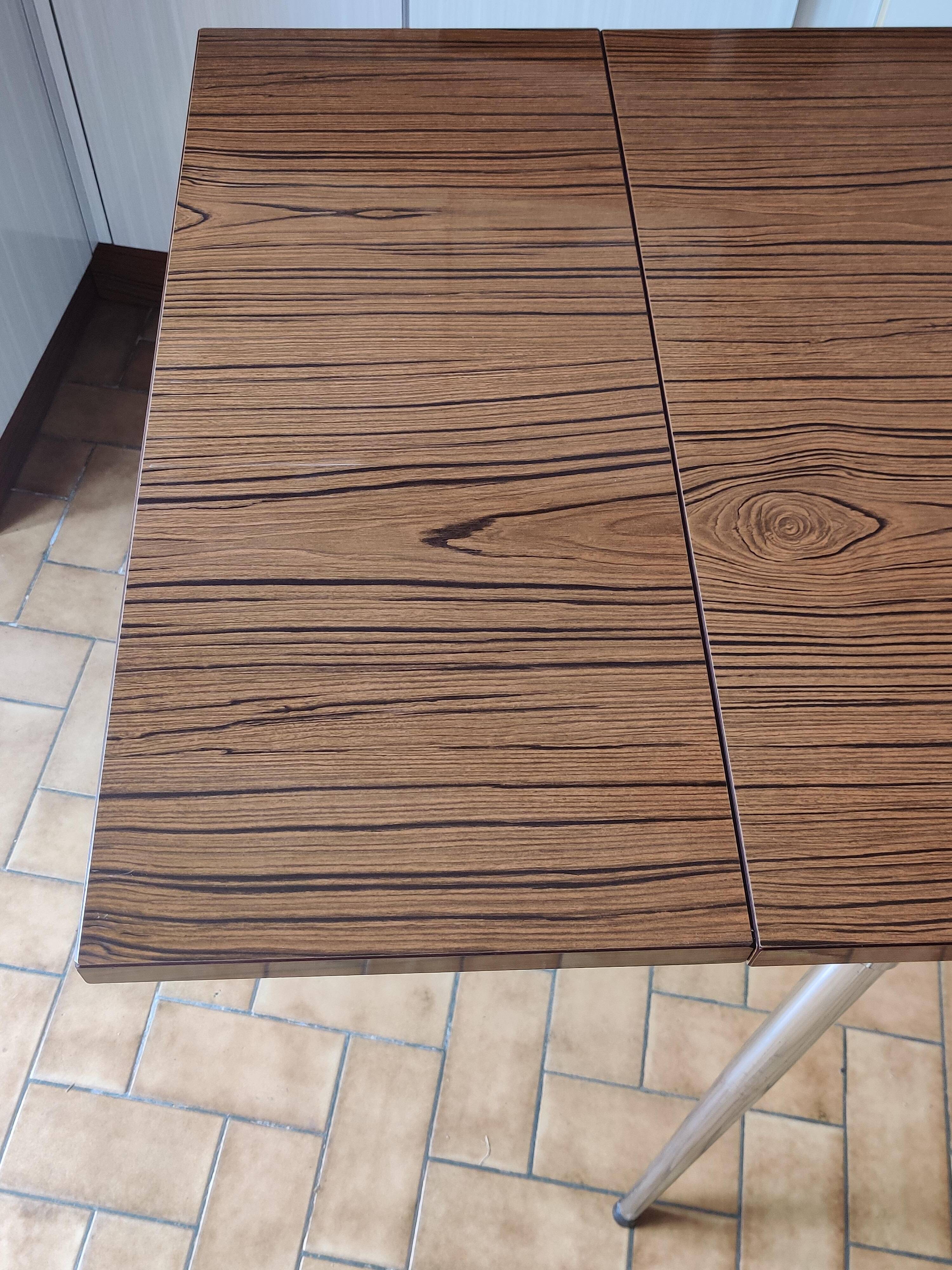 Vintage brown formica table