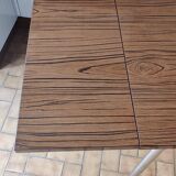 Vintage brown formica table