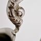 Glass and silver-plated carafe