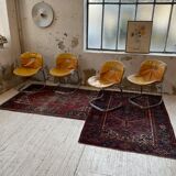 4 chairs Rinaldi "Sabrina" yellow leather
