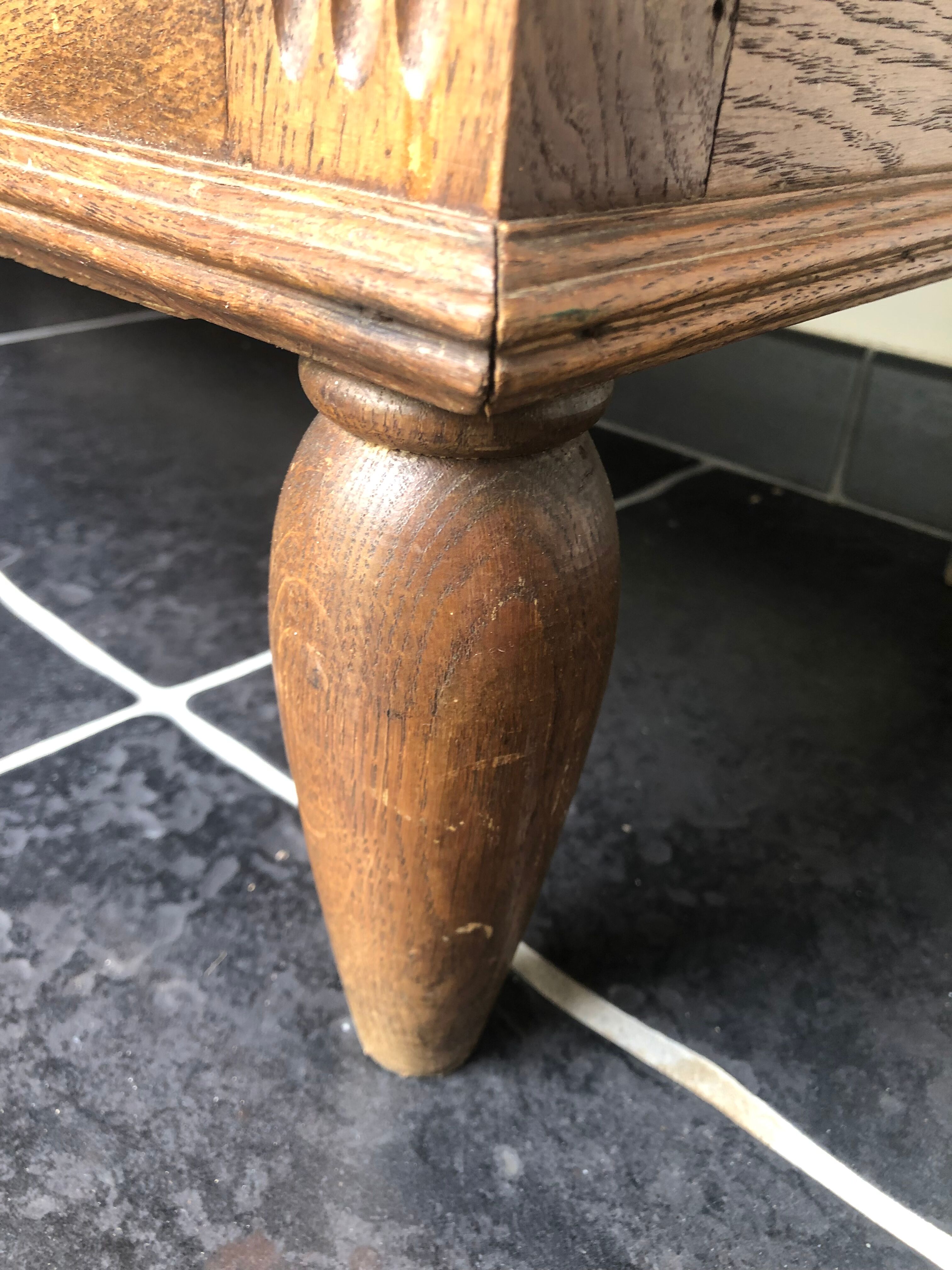 Antique wardrobe with mirror