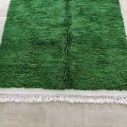 Tapis bérbere vert 3/2 mètre