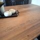 Walnut farmhouse table 200x80 8 people.
