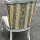 Chauffeuse de style Louis XV avec repose-pieds assorti – XXe siècle