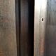 Armoire noire ancienne - tiroirs en bois et étiquettes d'origine