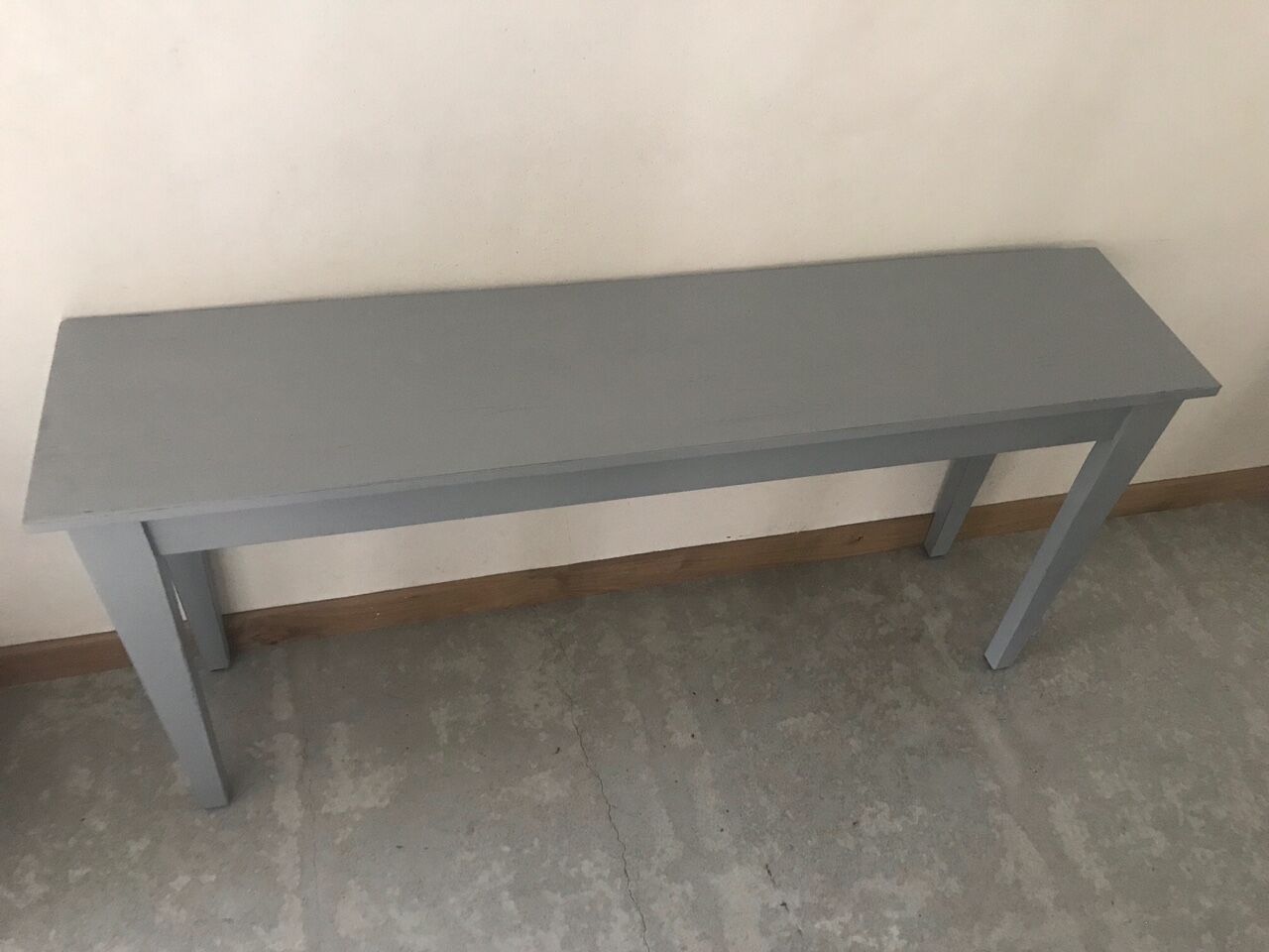Grey patinated console
