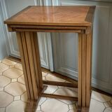 Tables gigognes marqueté Art-déco