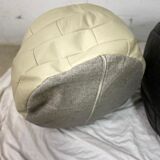 Vintage patchwork ottoman