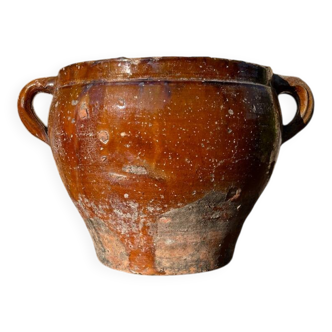 Terracotta pot jar