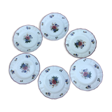 6 Dessert plates Agreste Sarreguemines