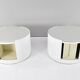 Set of Two Eugenio Gerli Tavolino container girevole T128 Revolver Italy 1969
