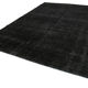 Handmade oriental overdyed 300 cm x 400 cm black wool carpet