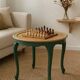 Vintage Louis XV style guéridon in renovated oak.