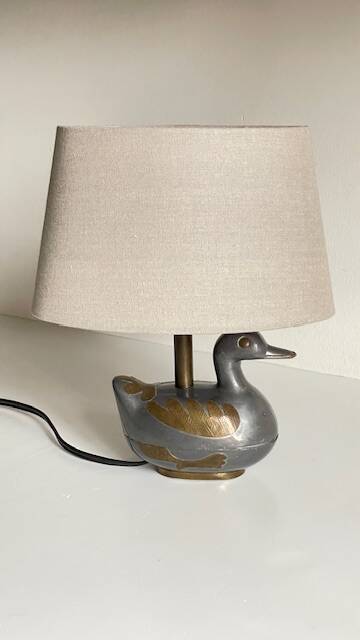 Vintage duck lamp