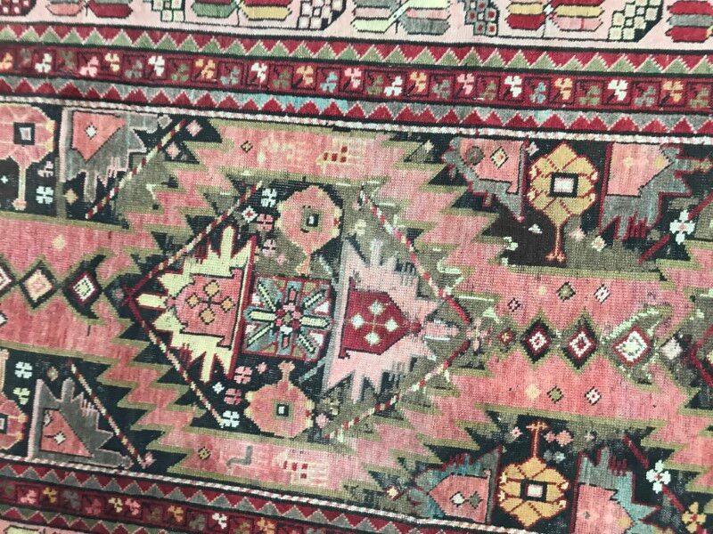 Carpet former caucasus karabakh 112 x 218 cm