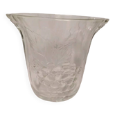 Seau à champagne crescendo en verre vintage