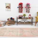 3x12 rustic red turkish runner rug, 88x364cm