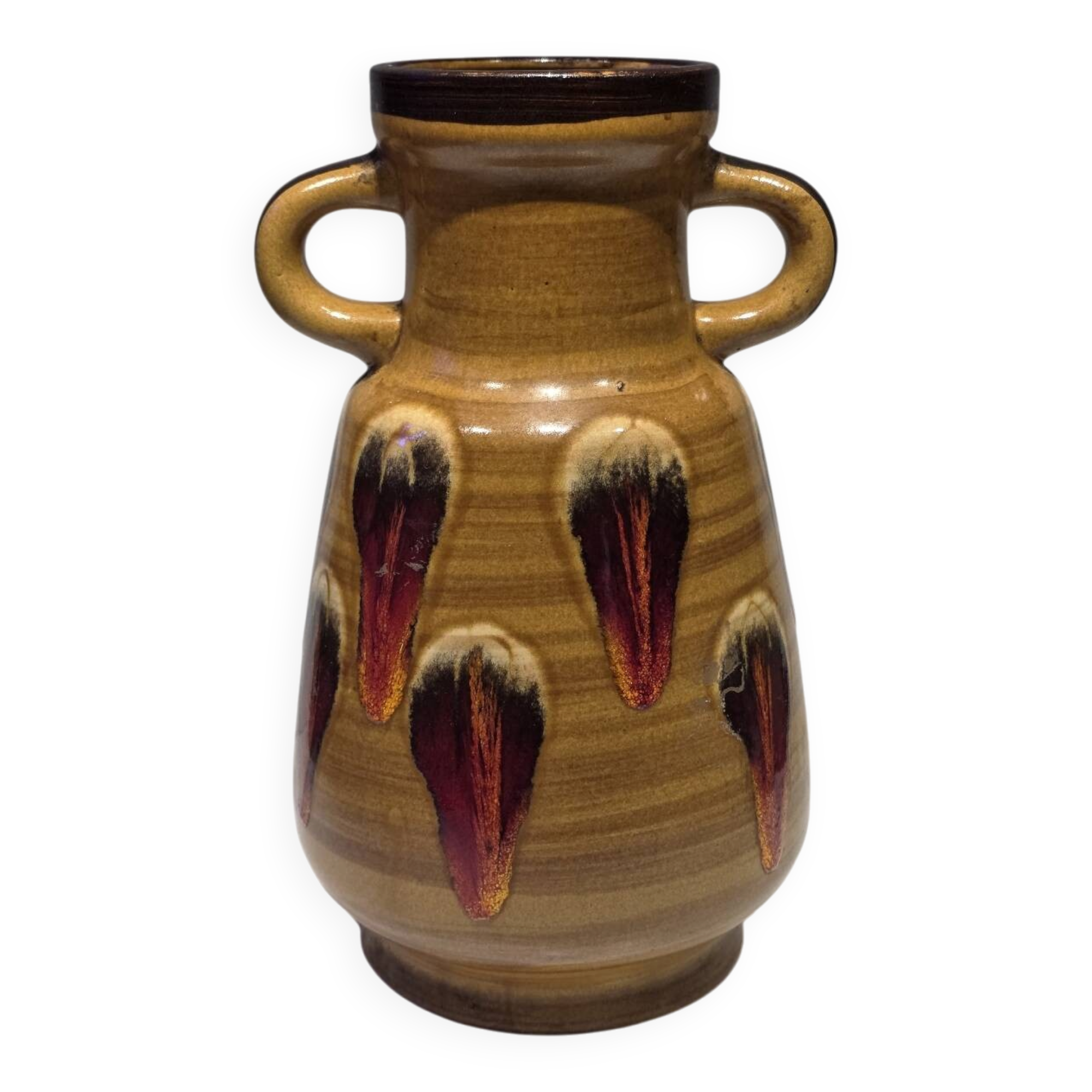 Large ceramic vase St Clément (Luneville)