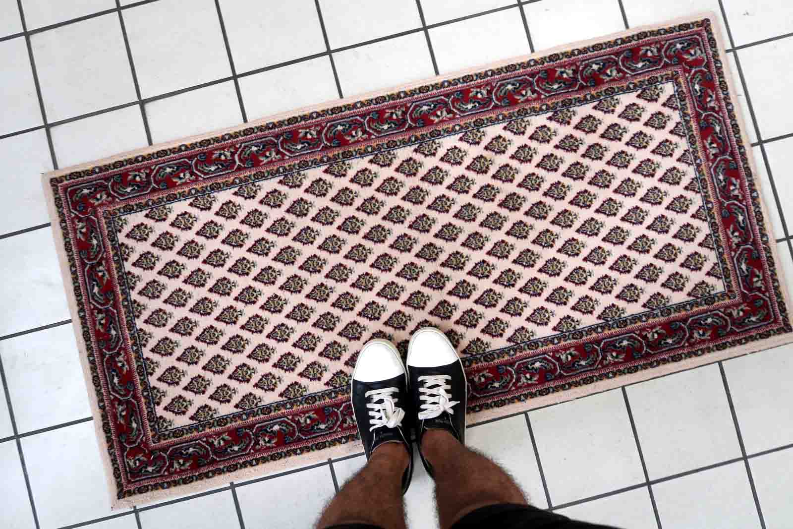 Vintage Italian carpet Seraband 68cm x 140cm 1970s