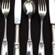 Housewife in silver metal 37 pieces