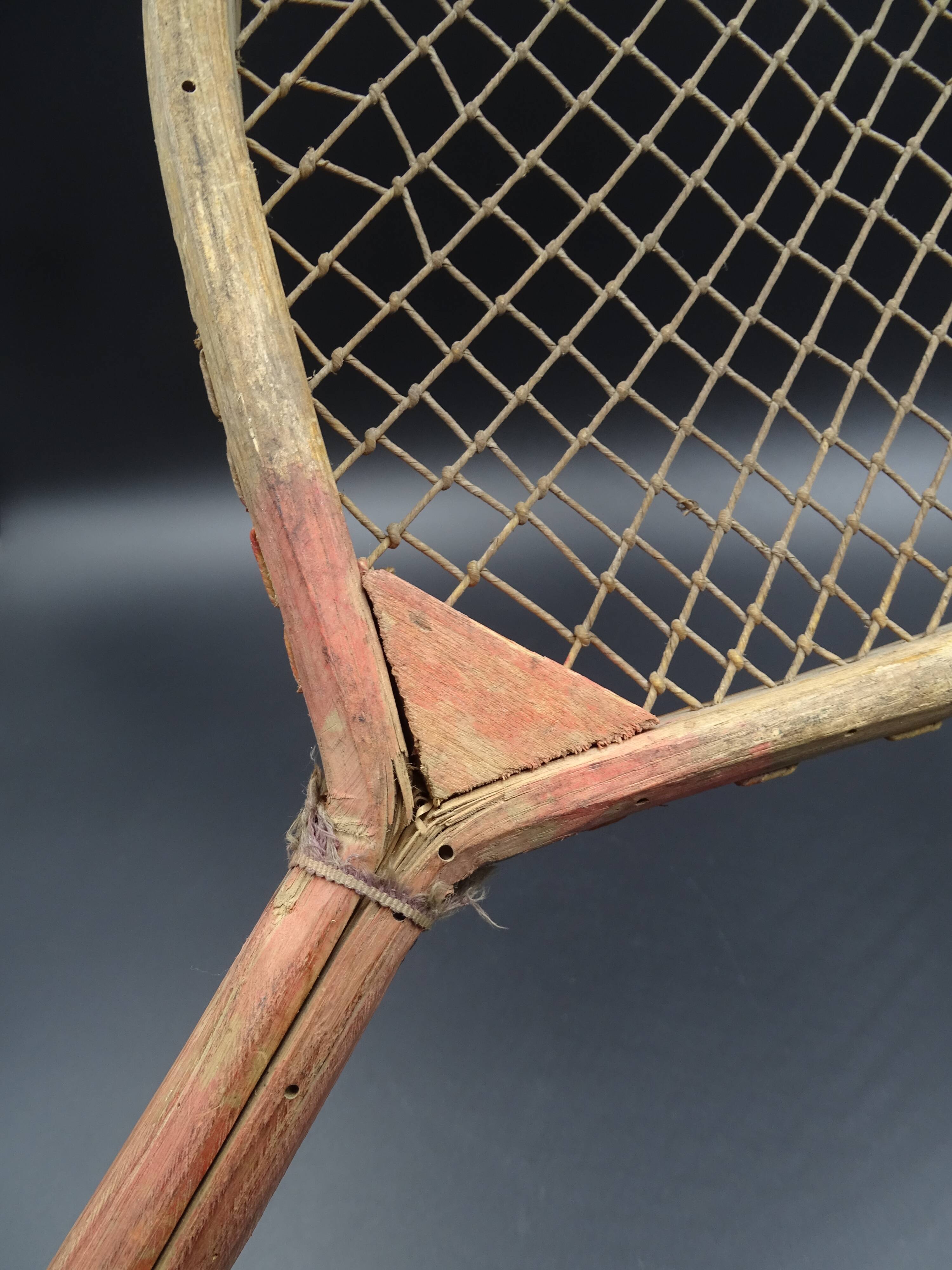 Old racquet for flying game - circa 1910