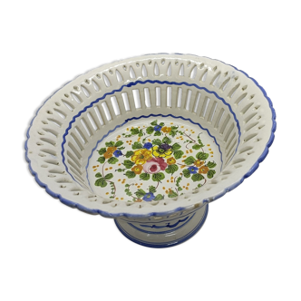 Faience fruit cup