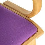 Fauteuils Vejle en tissu violet
