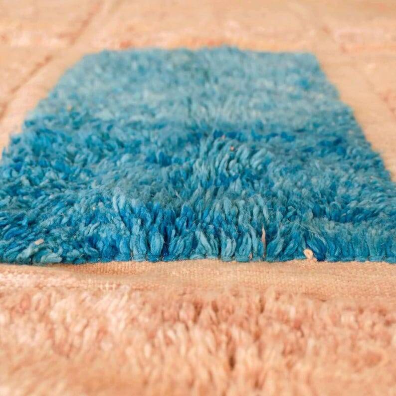Tapis bérbere en laine fait main traditionnelle 250cmx150cm