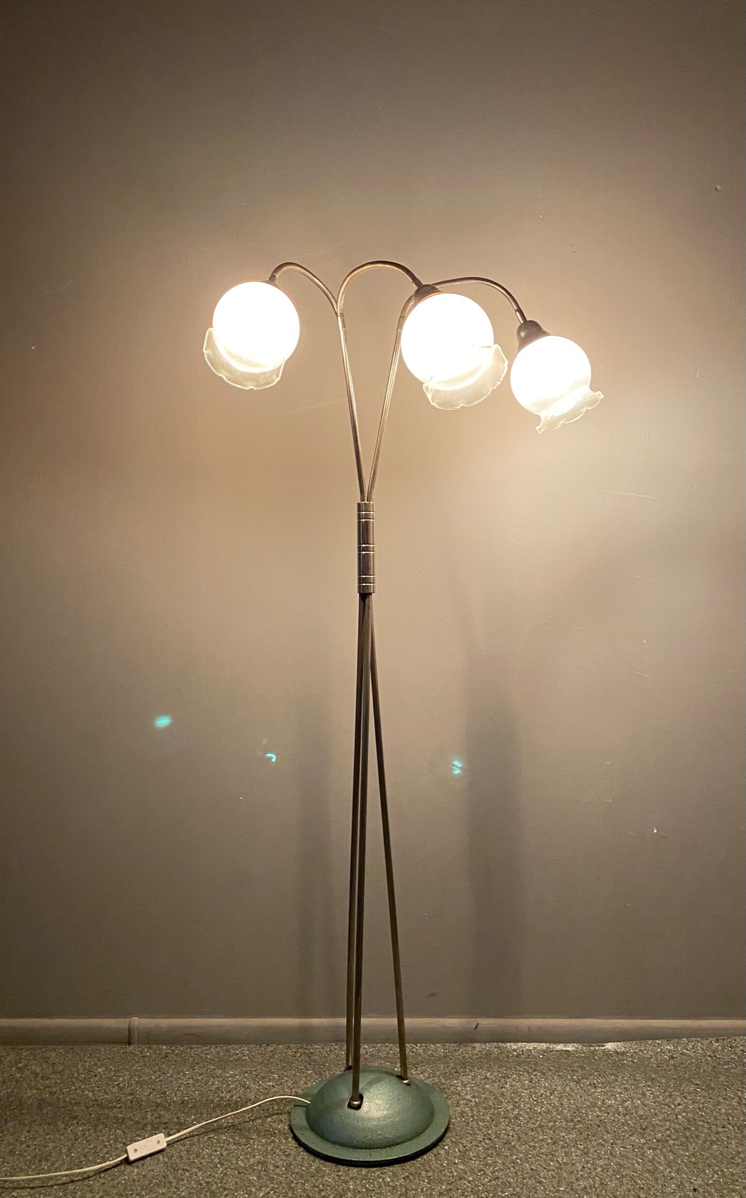 Three-arm lamp, vintage 60’