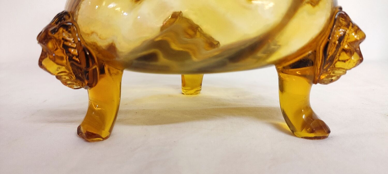 "Art Decò" glass vase. Spain, 1940s.
