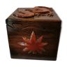 Exotic wooden secret box